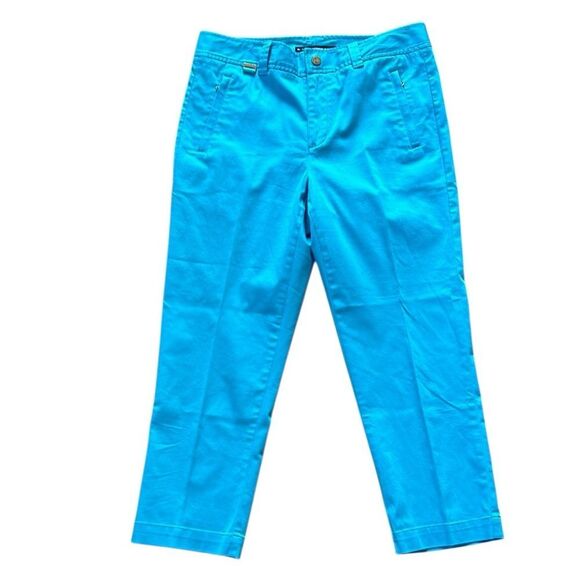 Like New Ralph Lauren Golf Turquoise Capris - Picture 1 of 4